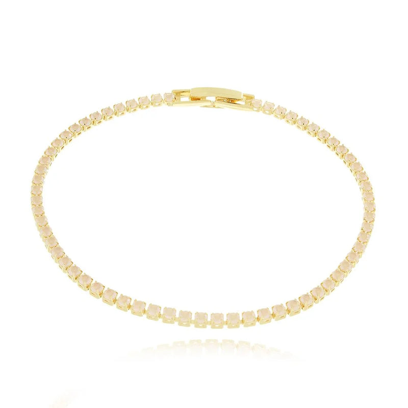 Pulseira Riviera Cravejada com Zicôrnias Premium